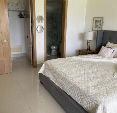 elegant bedroom inside the villa