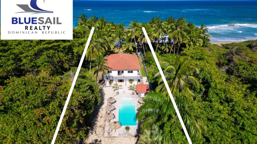 4-Bedroom oceanfront villa in Cabarete For Sale