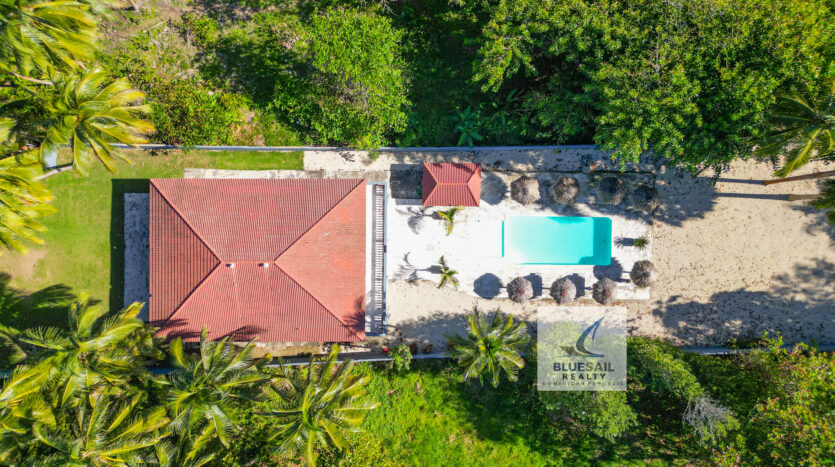 drone shoot of bluesail realty villa